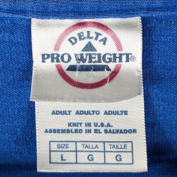 Kentucky Wildcats Long Sleeve Shirt Men’s Large Blue NCAA Delta Pro Weight Tee - Picture 2 of 4